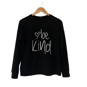 Be Kind Black Top size Small